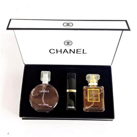 chanel parfum sets|chanel perfume set for women.